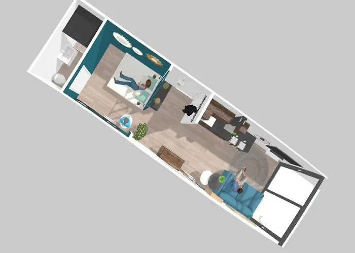 Cosy - Hyper Centre - Tramway - Terrasse - Lerelaisdodile3 Appartement Valenciennes