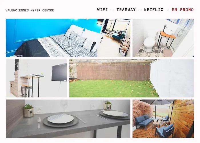 Cosy - Hyper Centre - Tramway - Terrasse - Lerelaisdodile3 * Valenciennes
